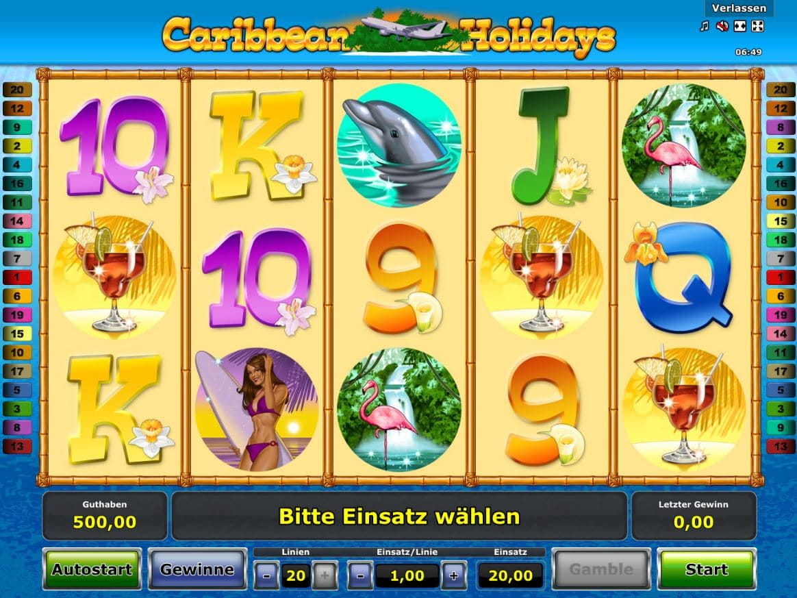 Carribean Holidays Spielautomat