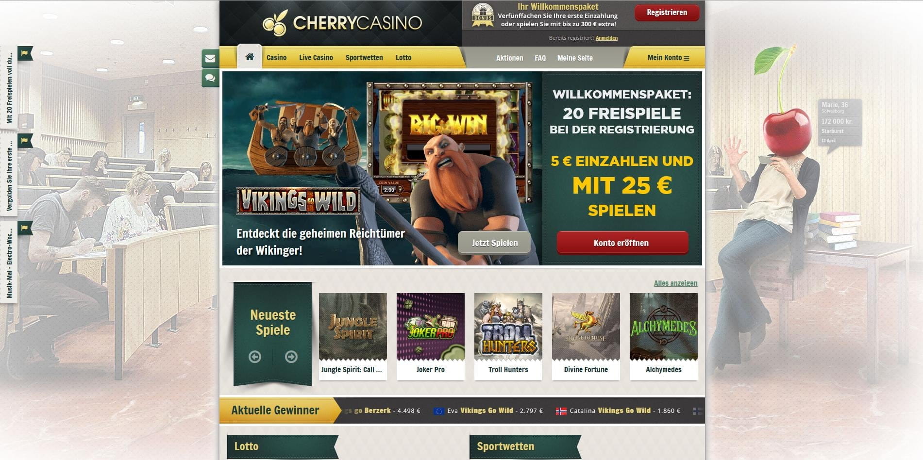 Erfahrung Cherry Casino