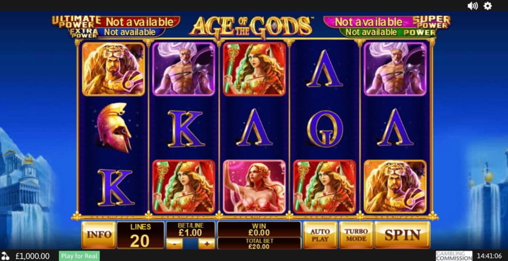 Age of the Gods Jackpot Slot