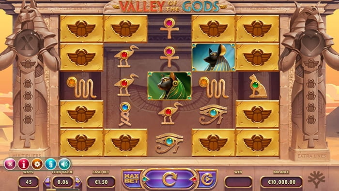 Valley of Gods Spielautomat
