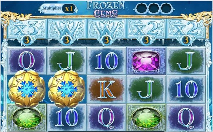 Der Online Slot Frozen Gems des Entwicklers Play'n GO. 