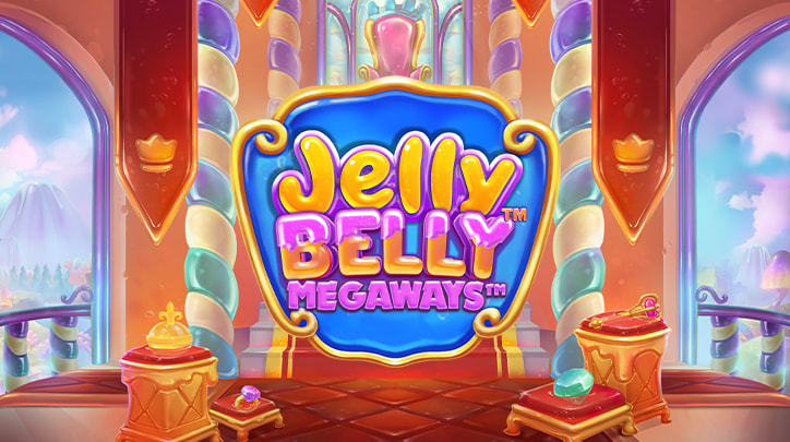 Die Darstellung des Jelly Belly Spielautomaten von NetEnt.