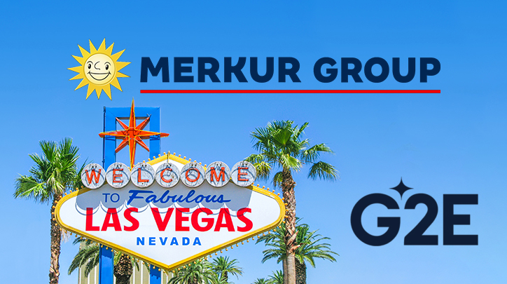 Die Merkur Group auf der G2E 2025 in Las Vegas.