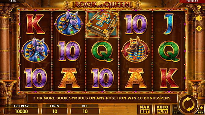 Book of Queen Spielautomat