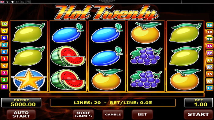Hot Twenty Spielautomat