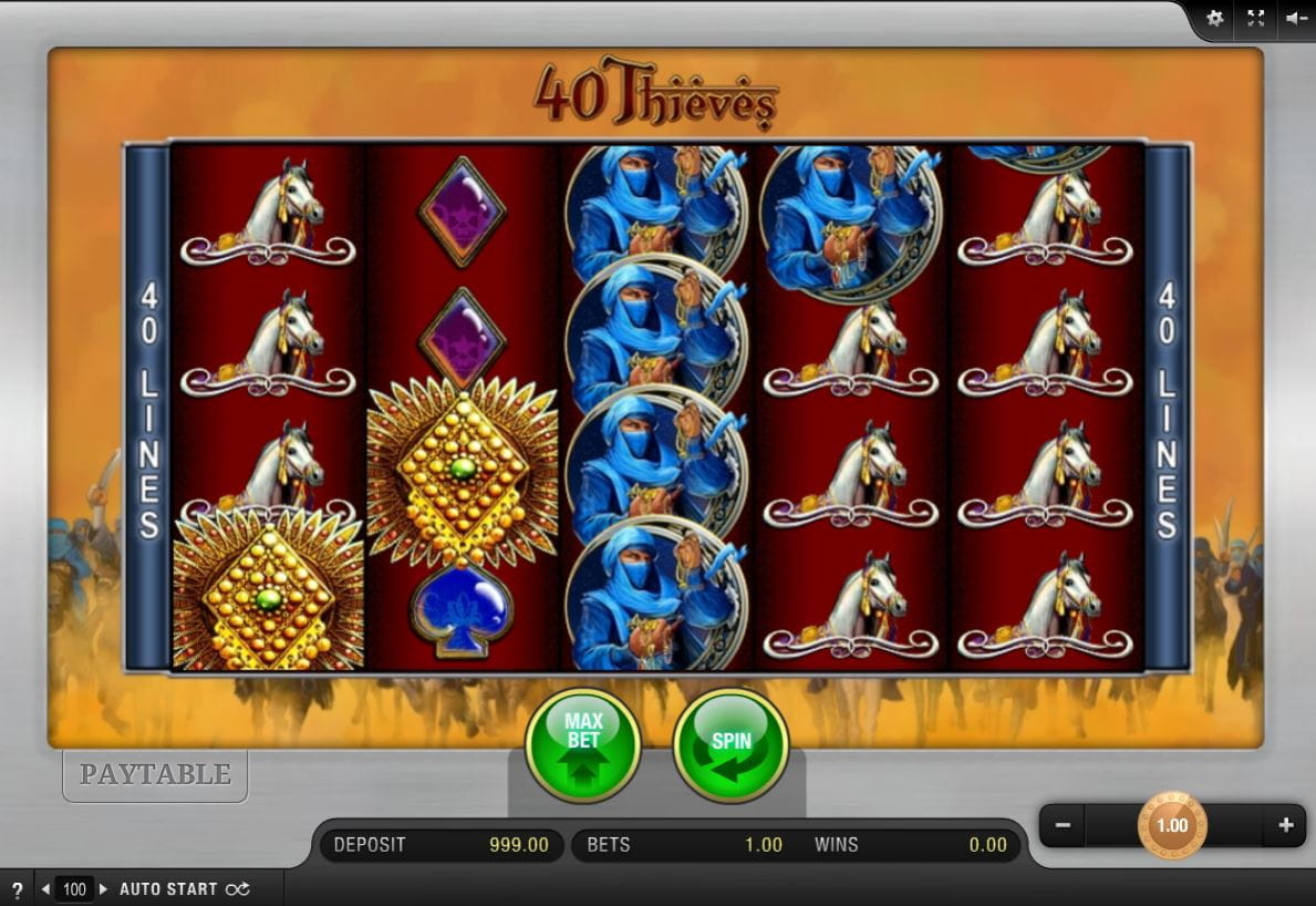 40 Thieves Spielautomat