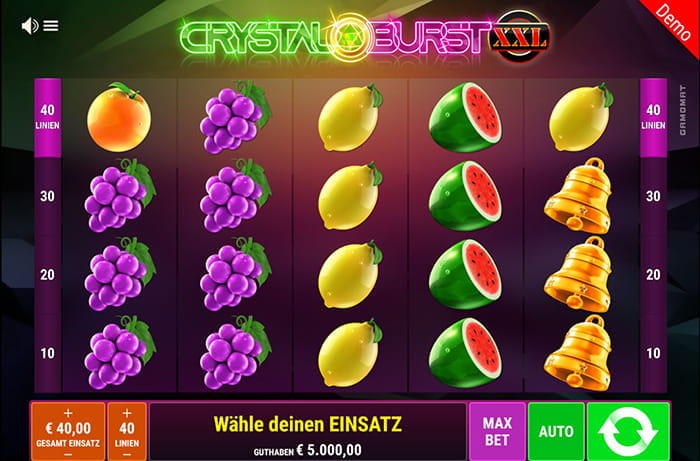 Crystal Burst XXL Spielautomat