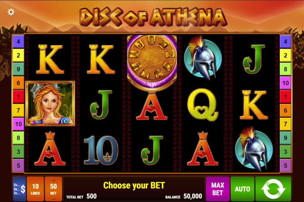Disc of Athena Spielautomat