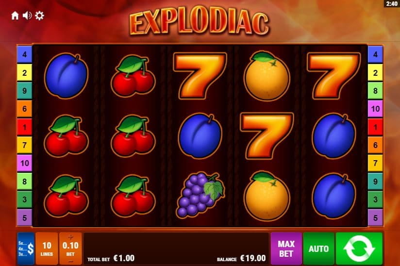 Explodiac Spielautomat