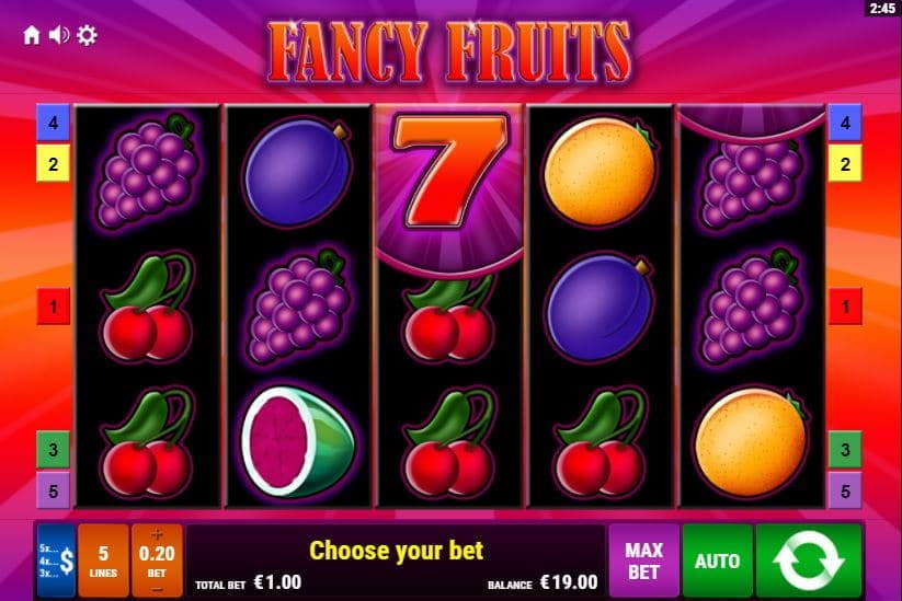 Fancy Fruits Spielautomat