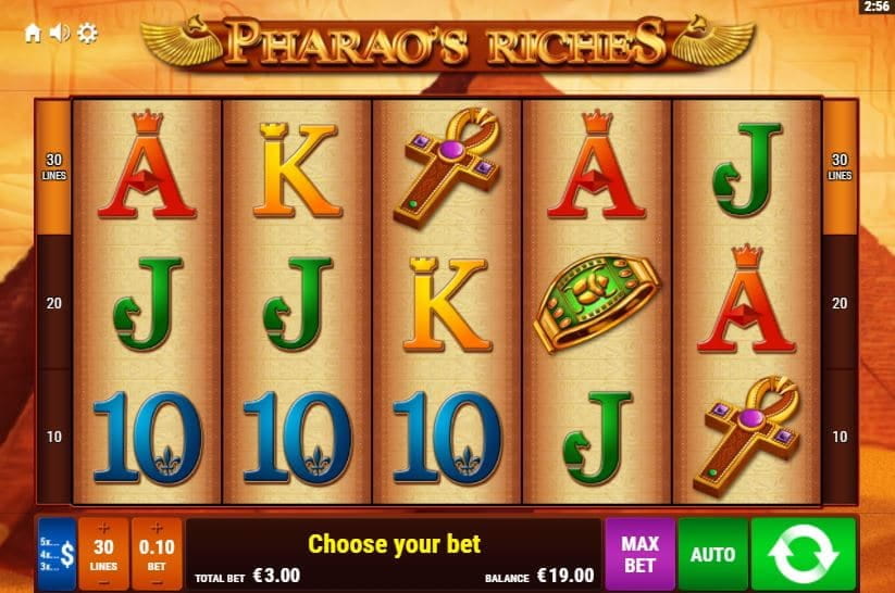 Pharao´s Riches Spielautomat