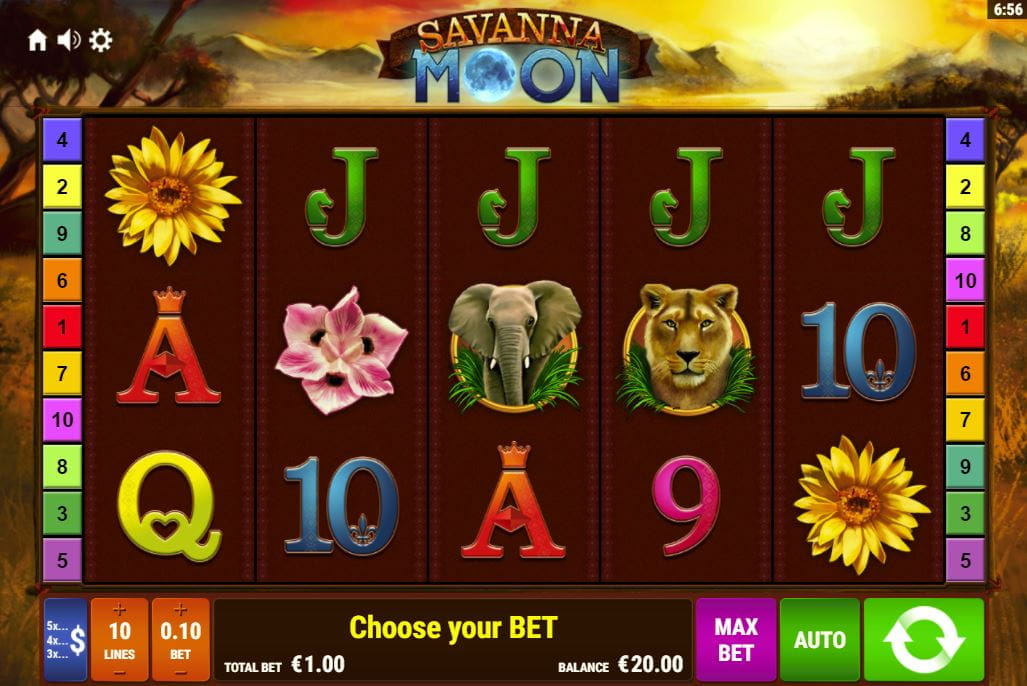 Savanna Moon Spielautomat