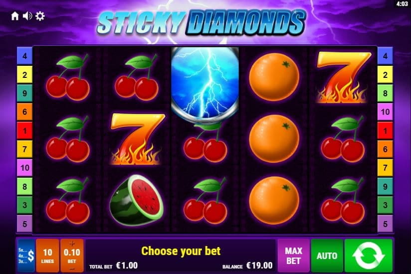 Sticky Diamonds Spielautomat
