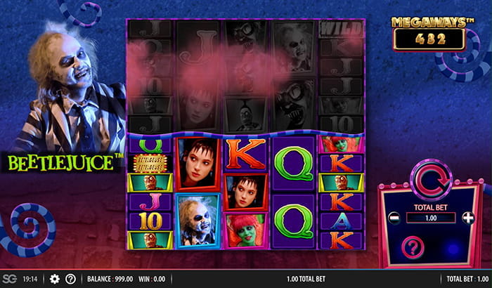 Beetlejuice Megaways Spielautomat
