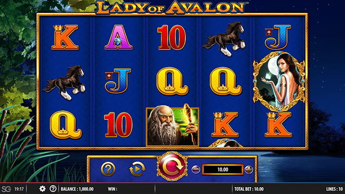 Lady of Avalon Spielautomat