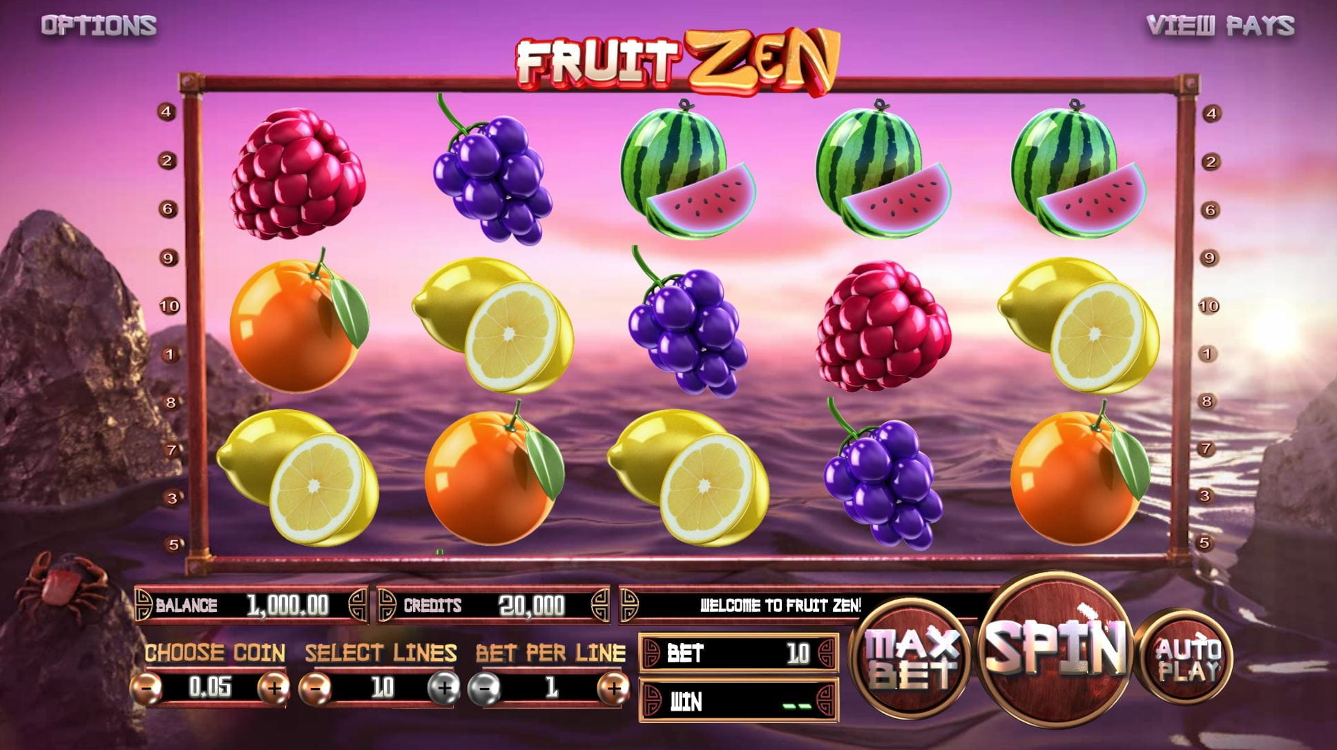 Fruit Zen Spielautomat