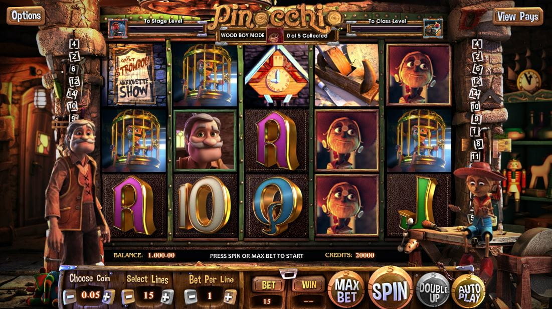 Pinocchio Spielautomat