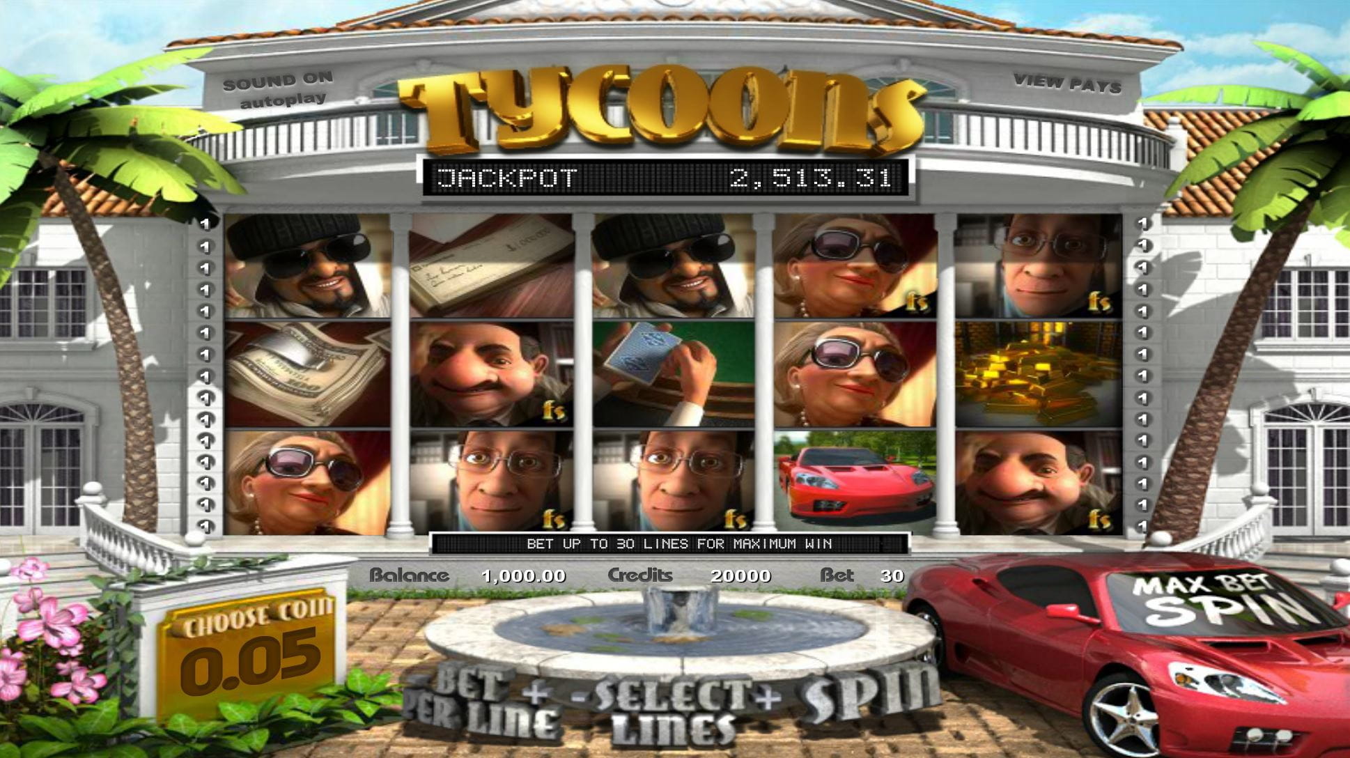 Tycoons Spielautomat