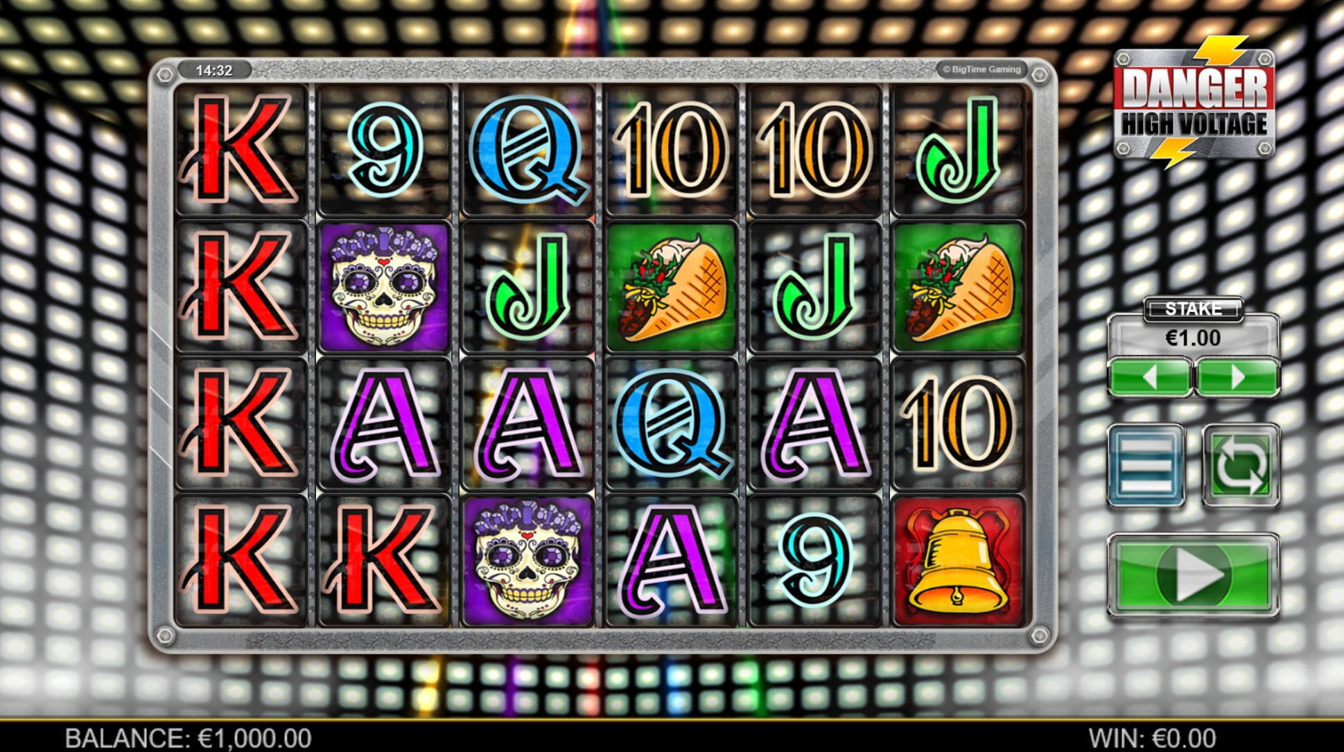 Danger High Voltage Online Spielautomat