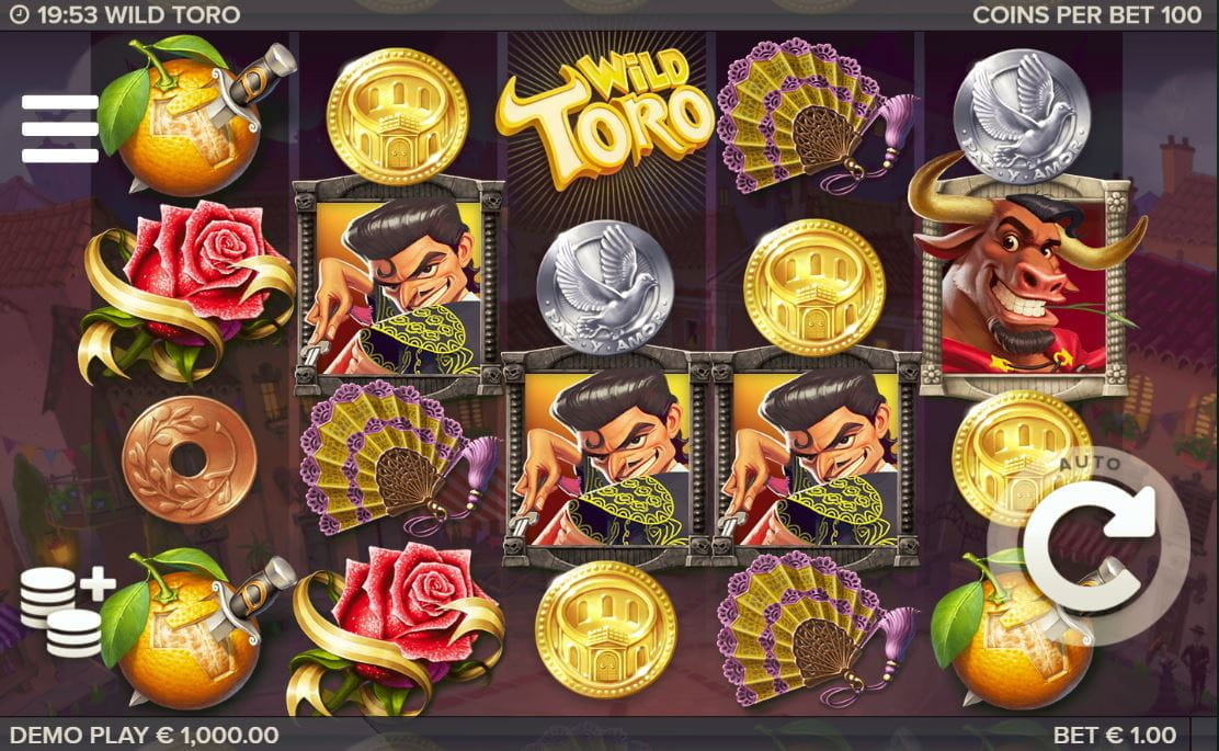 Wild Toro Online Spielautomat