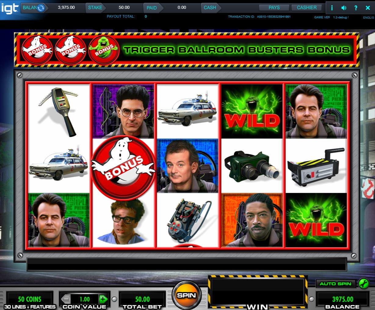 Ghostbusters Spielautomat