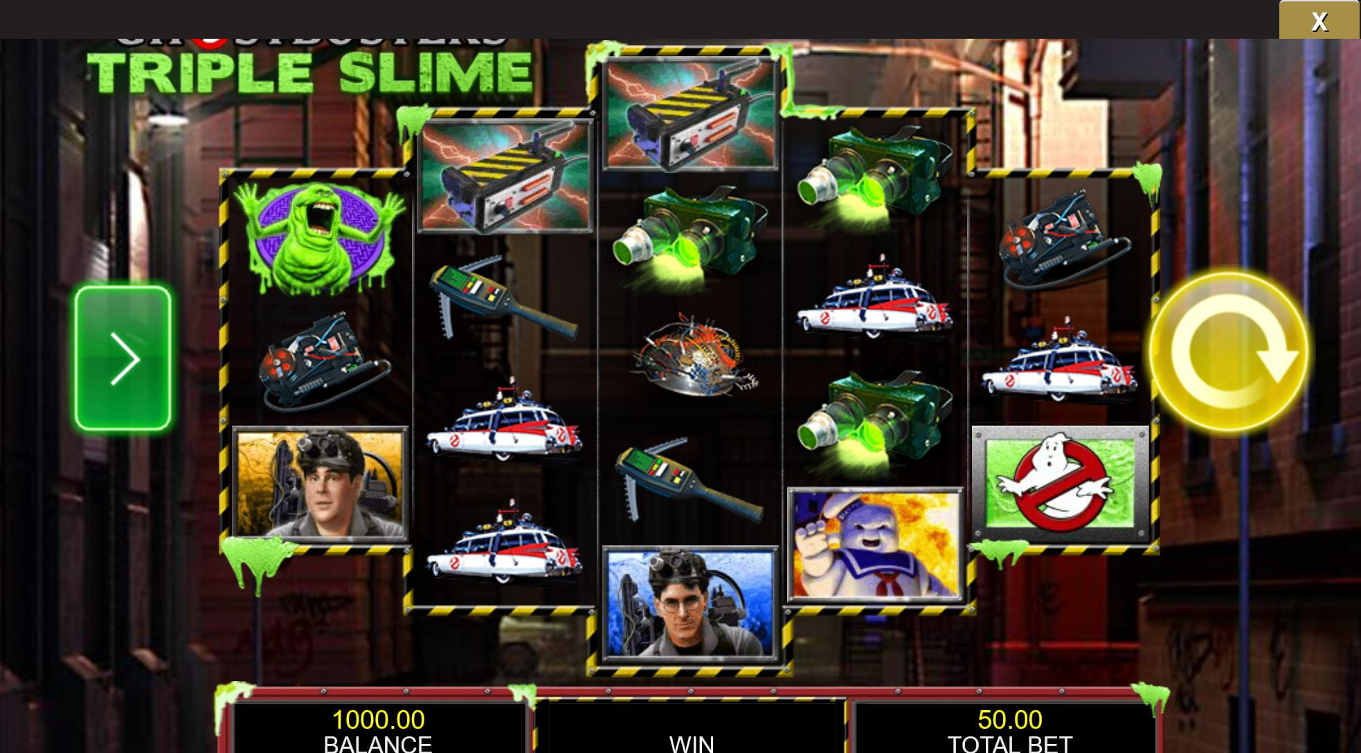 Ghostbusters Triple Slime Spielautomat