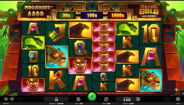 Aztec Gold Megaways Online Spielautomat