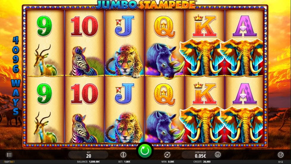 Jumbo Stampede Online Spielautomat