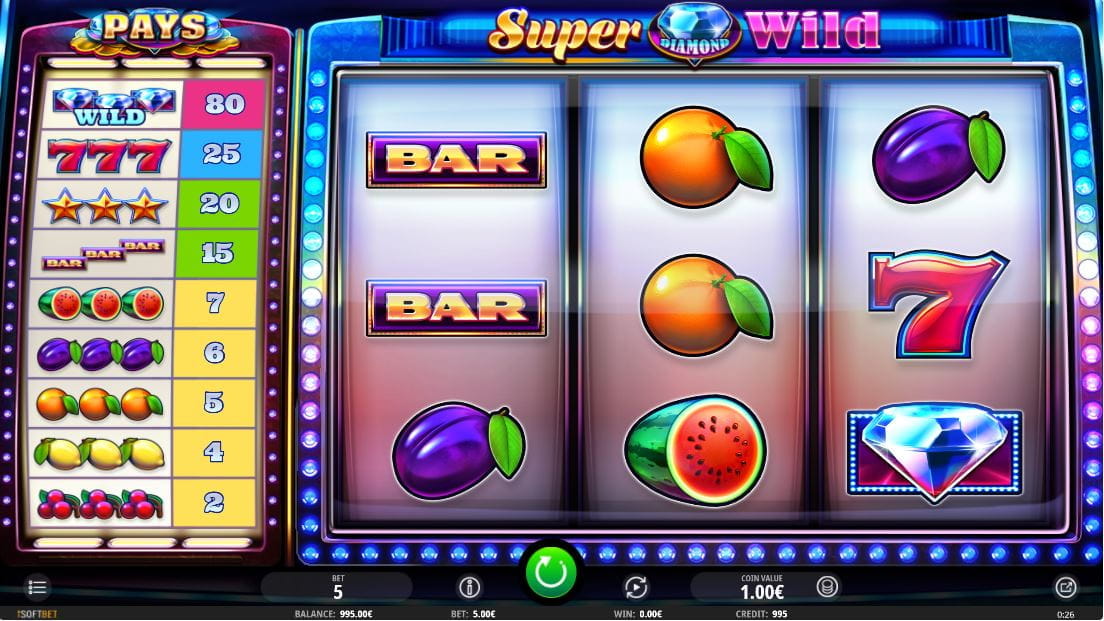 Super Diamond Wild Online Spielautomat