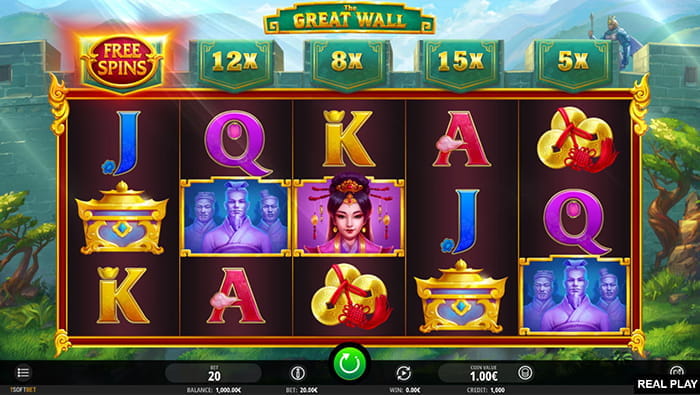 The Great Wall Online Spielautomat