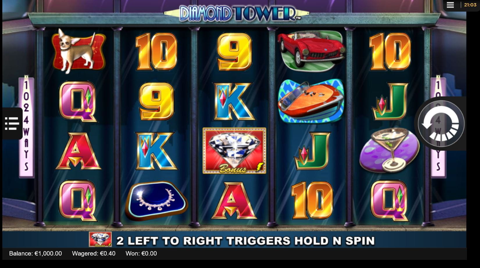 Diamond Tower Online Spielautomat