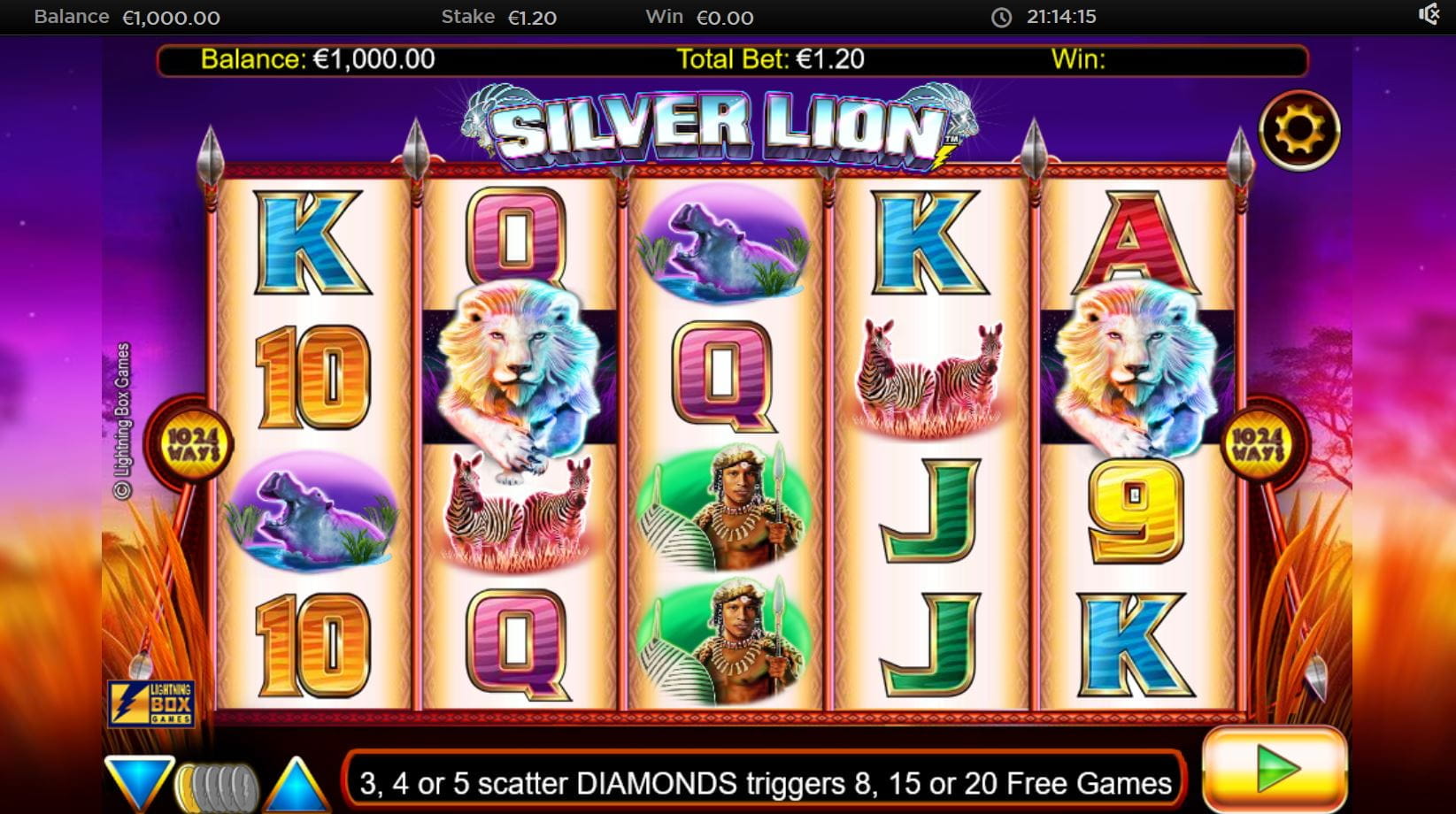 Silver Lion Online Spielautomat