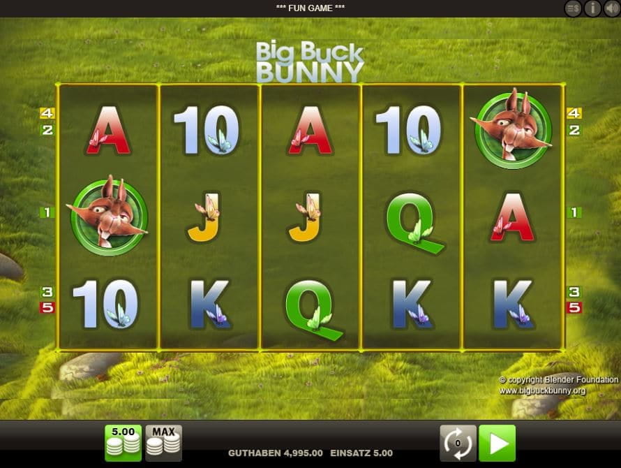 Big Buck Bunny Spielautomat