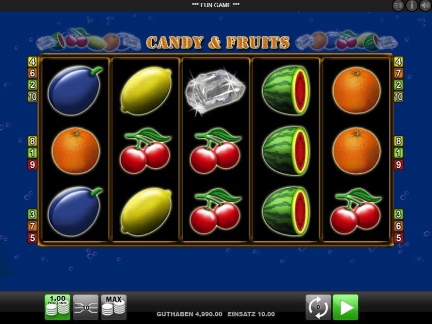 Candy and Fruits Spielautomat