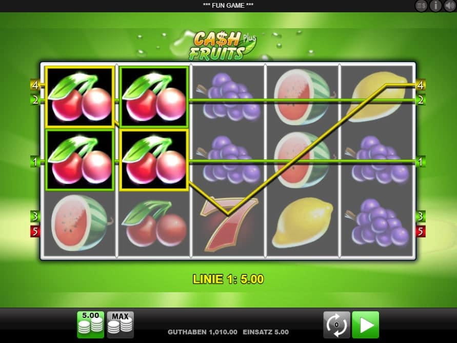 Cash Fruits Plus Spielautomat