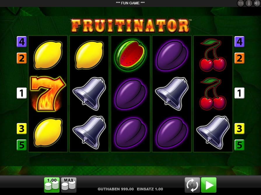 Fruitinator Spielautomat