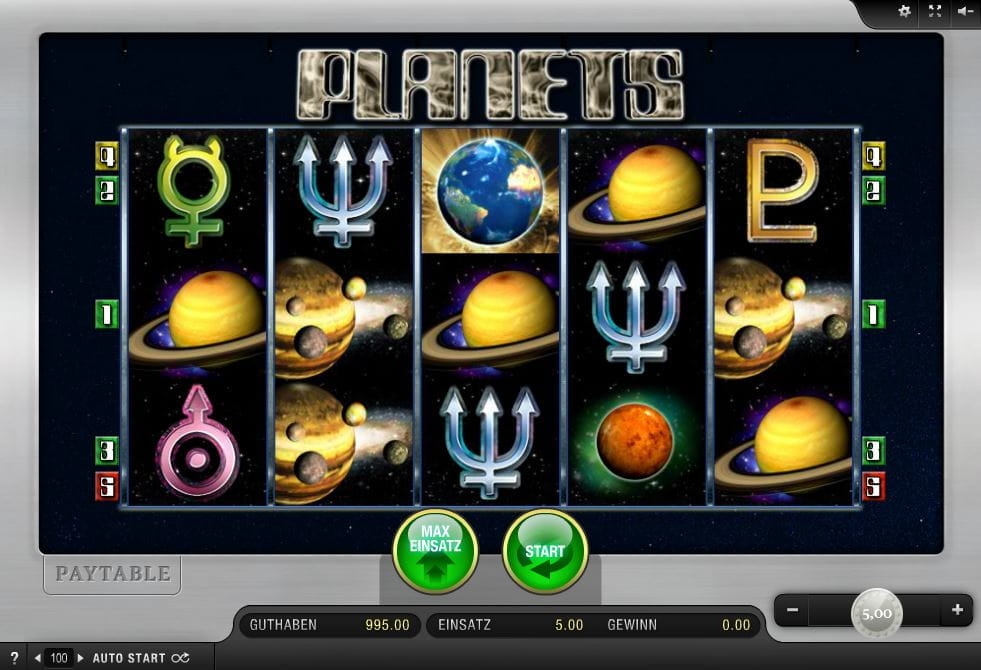 Planets Spielautomat