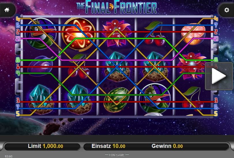 The Final Frontier Spielautomat