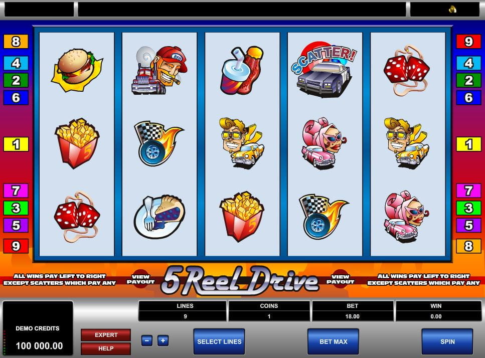 5 Reel Drive Online Spielautomat