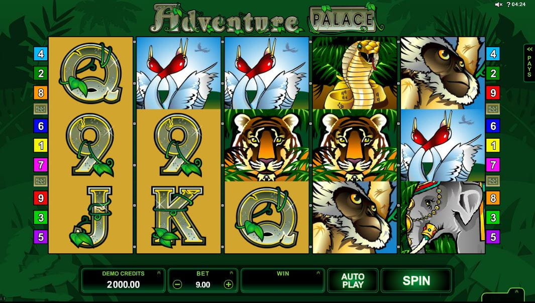 Adventure Palace Online Spielautomat