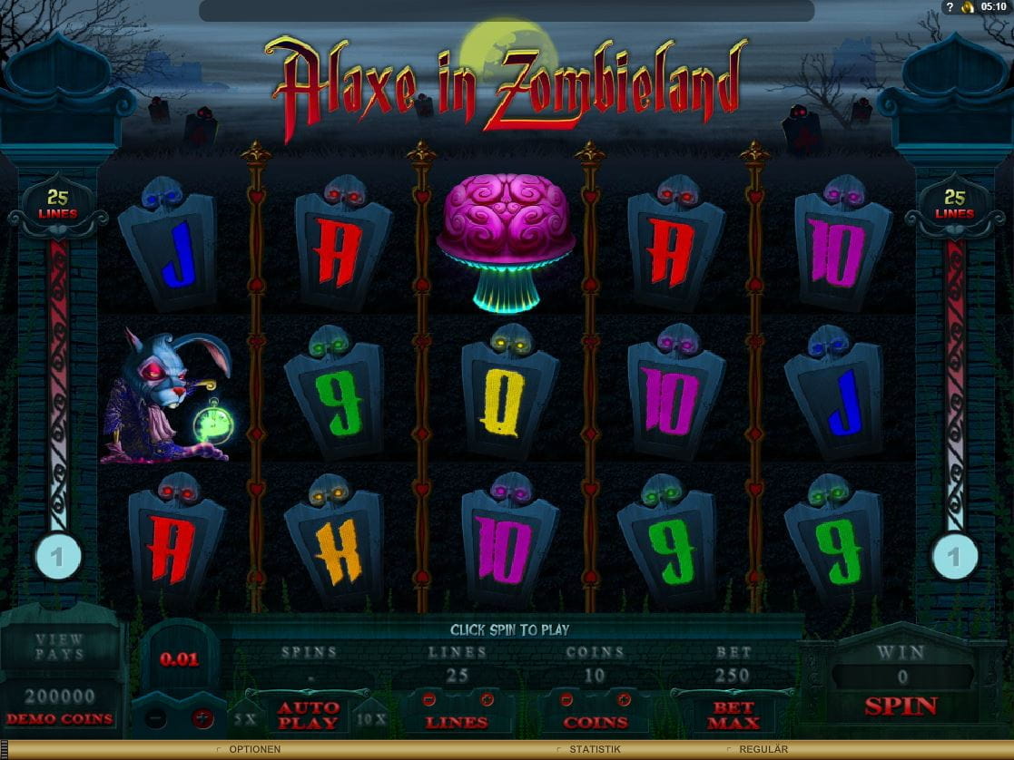 Alaxe in Zombieland Online Spielautomat