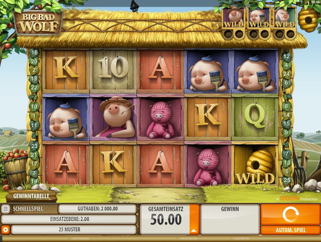 Big Bad Wolf Online Spielautomat