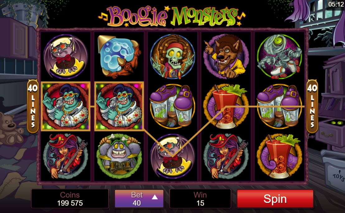 Boogie Monsters Online Spielautomat