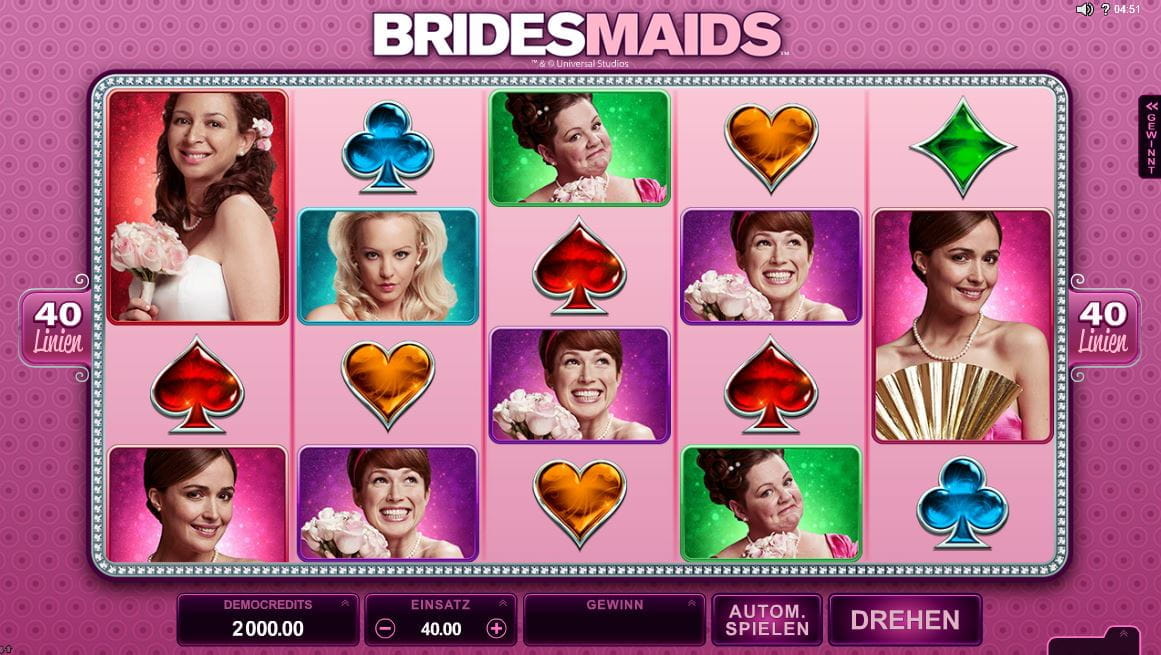Bridesmaids Online Spielautomat
