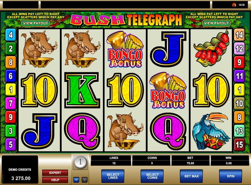 Bush Telegraph Online Spielautomat
