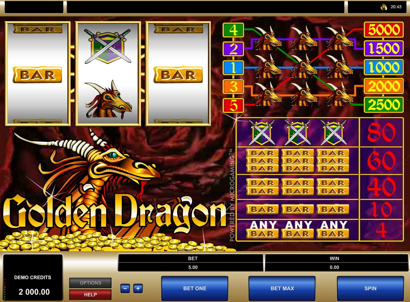 Golden Dragon Online Spielautomat