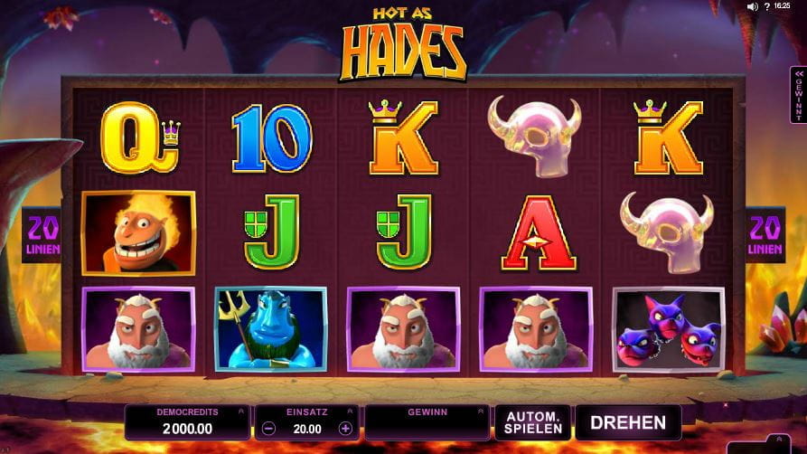 Hot as Hades Online Spielautomat