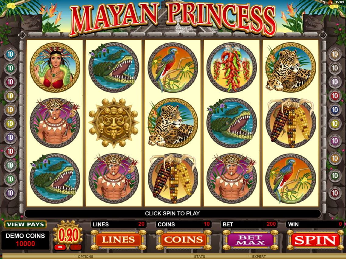 Mayan Princess Online Spielautomat