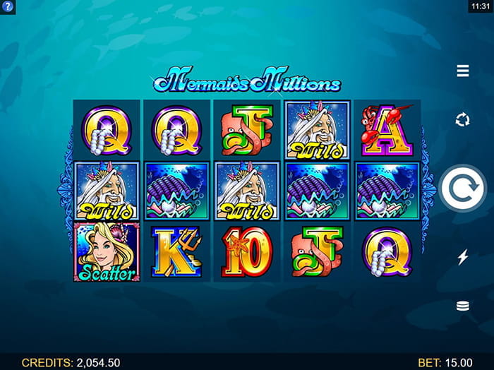 Mermaids Millions Online Spielautomat