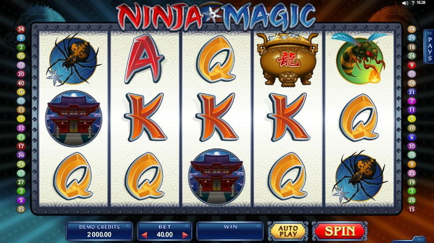 Ninja Magic Online Spielautomat